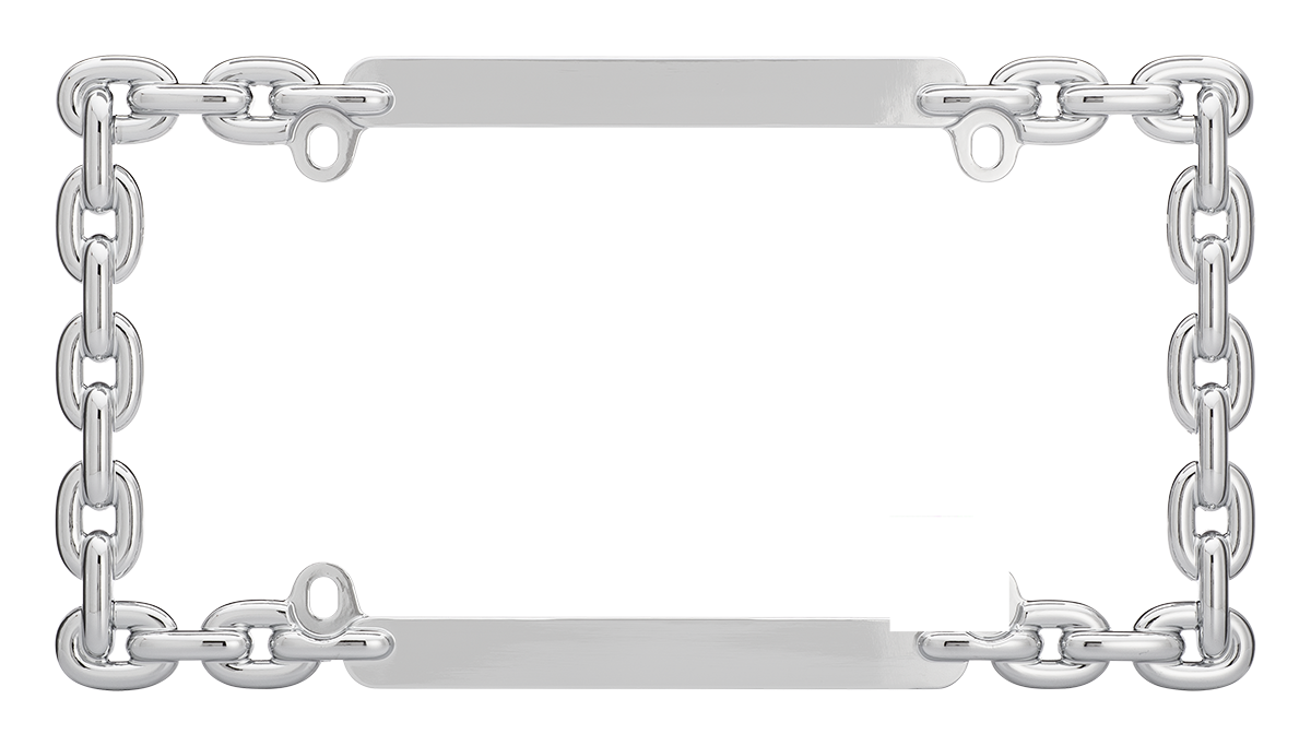 Chain, Chrome - License Plate Frame | Cruiser Accessories