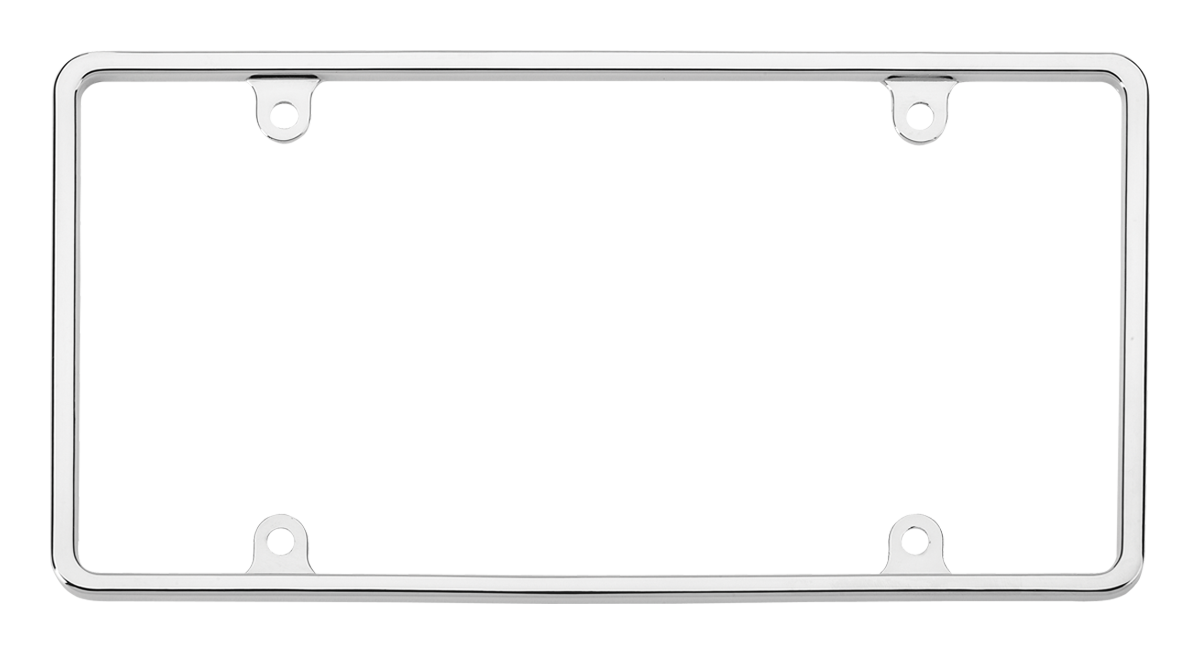 Slim Rim, Chrome - License Plate Frame | Cruiser Accessories