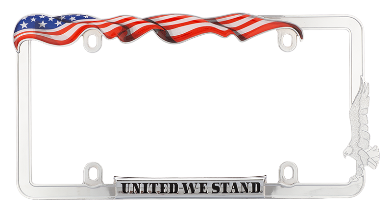 United We Stand - License Plate Frame | Cruiser Accessories