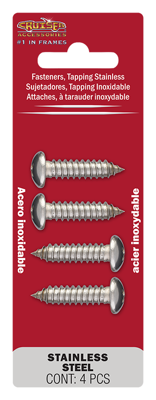 Tapping Fastener - License Plate Hardware | Cruiser Accessories